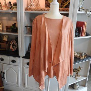 Chico's luxurious jacket and tee set Size xl